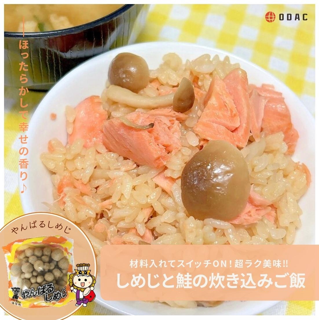 炊飯器で簡単!しめじと鮭の炊き込みご飯