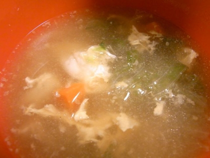 レタスと春雨のぽかぽか中華スープ