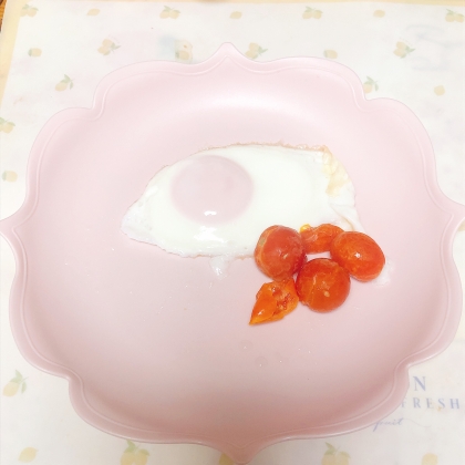 卵とプチトマトの味噌煮♪