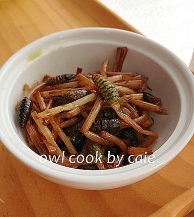 つくしのアリオリ炒め