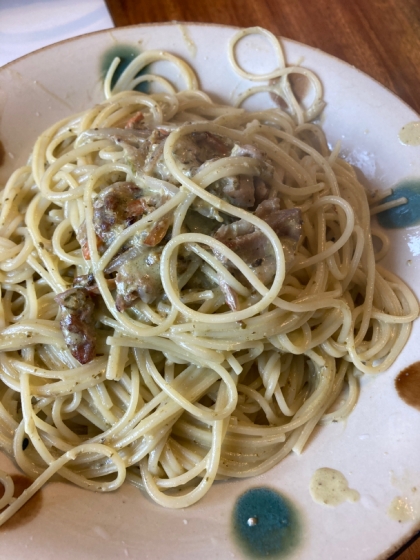 残り野菜とジェノベーゼパスタを作るときの参考にさせていただきました^_^