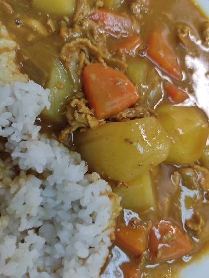 食物繊維たっぷりカレーライス