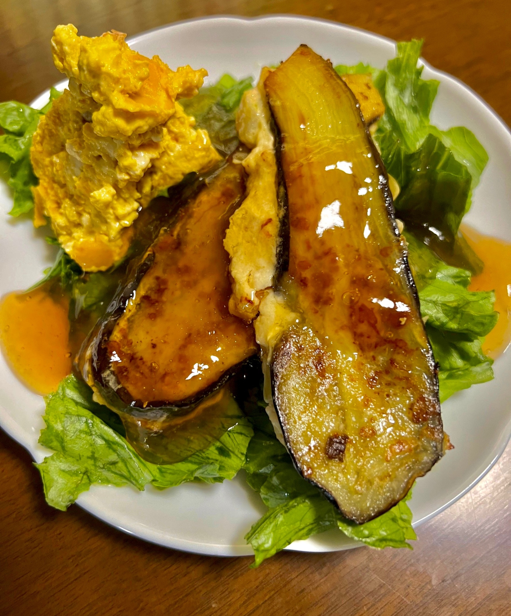 なすの挟み焼き とろ〜りあんかけ