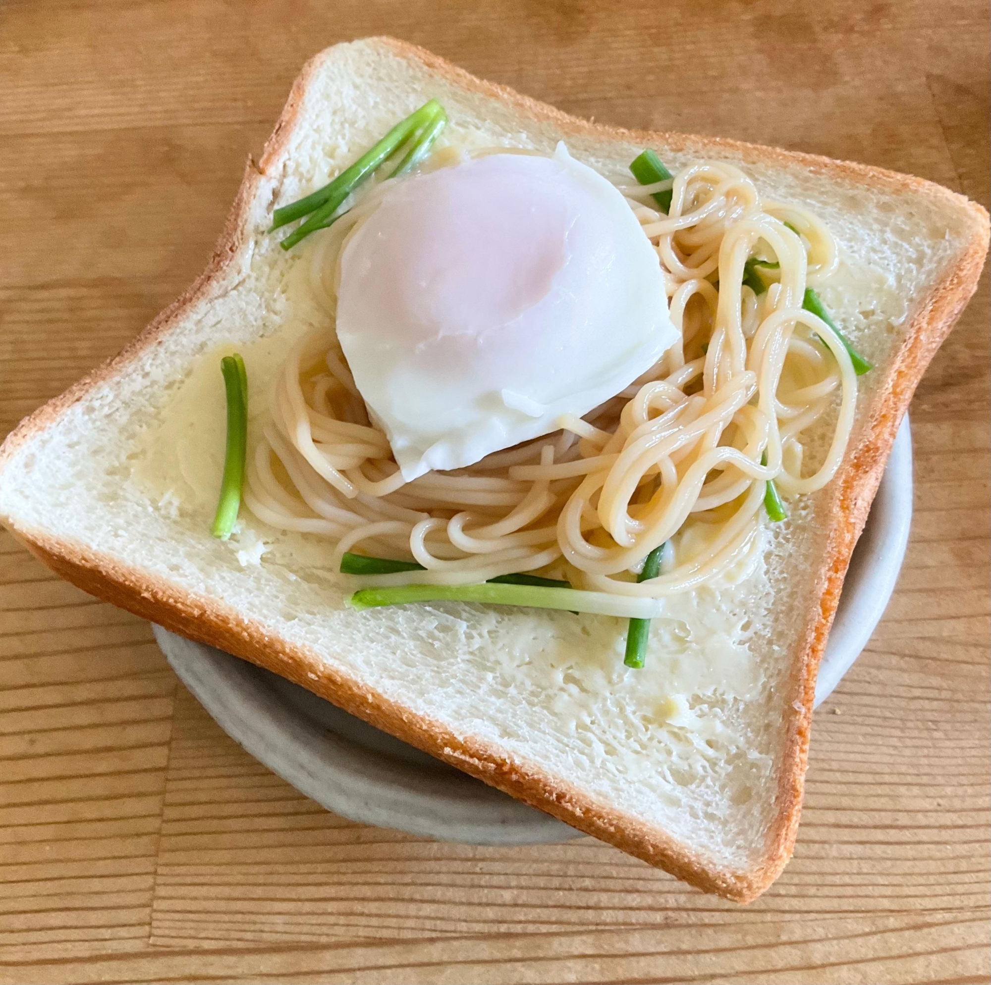 たまごそうめんオープンサンド♪