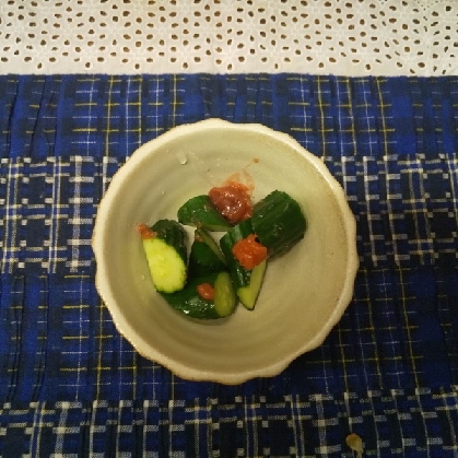 梅わさびのきゅうりの漬物