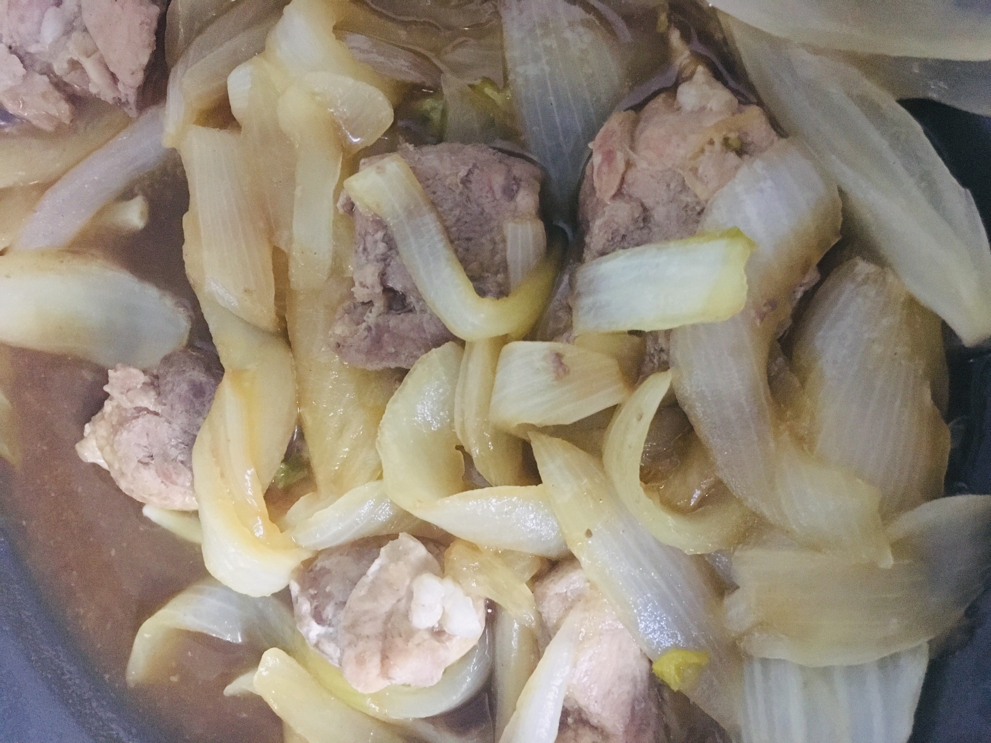 豚肉と玉ねぎの炒め煮