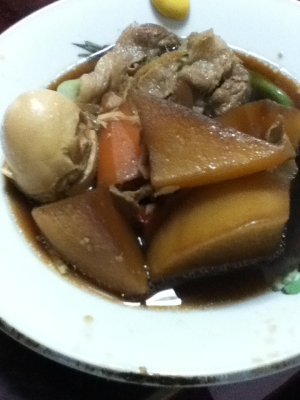 豚細切れ肉と大根の中華風煮物