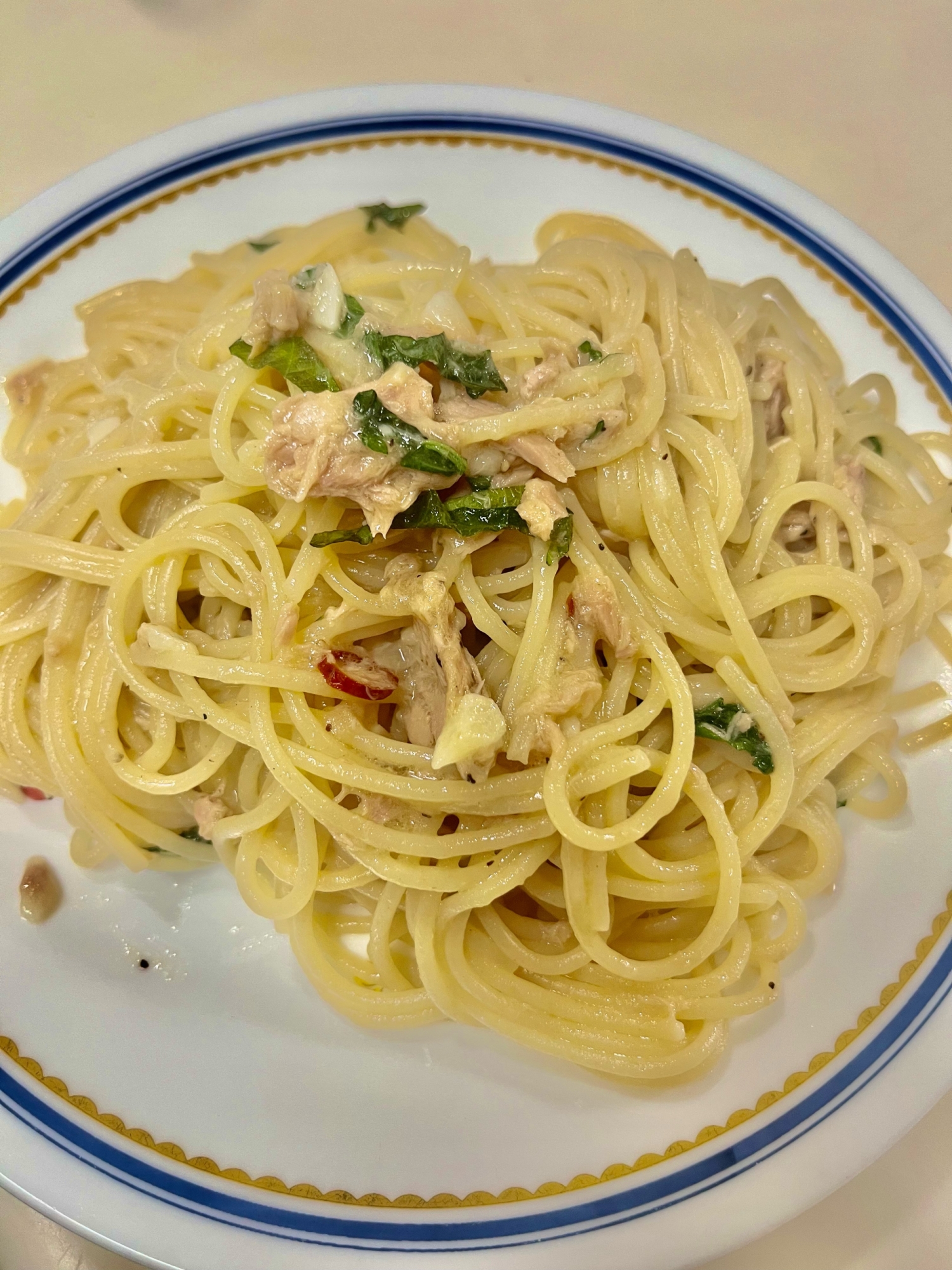 ツナと大葉パスタ