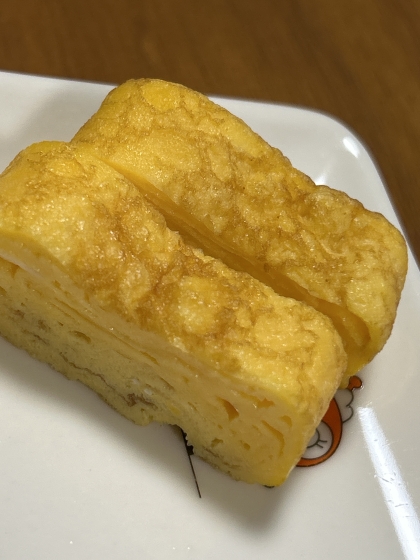 この、砂糖だけのシンプルな卵焼きを作りたかったので、レシピありがたいです！美味しく頂きました^_^ありがとうございます！！！