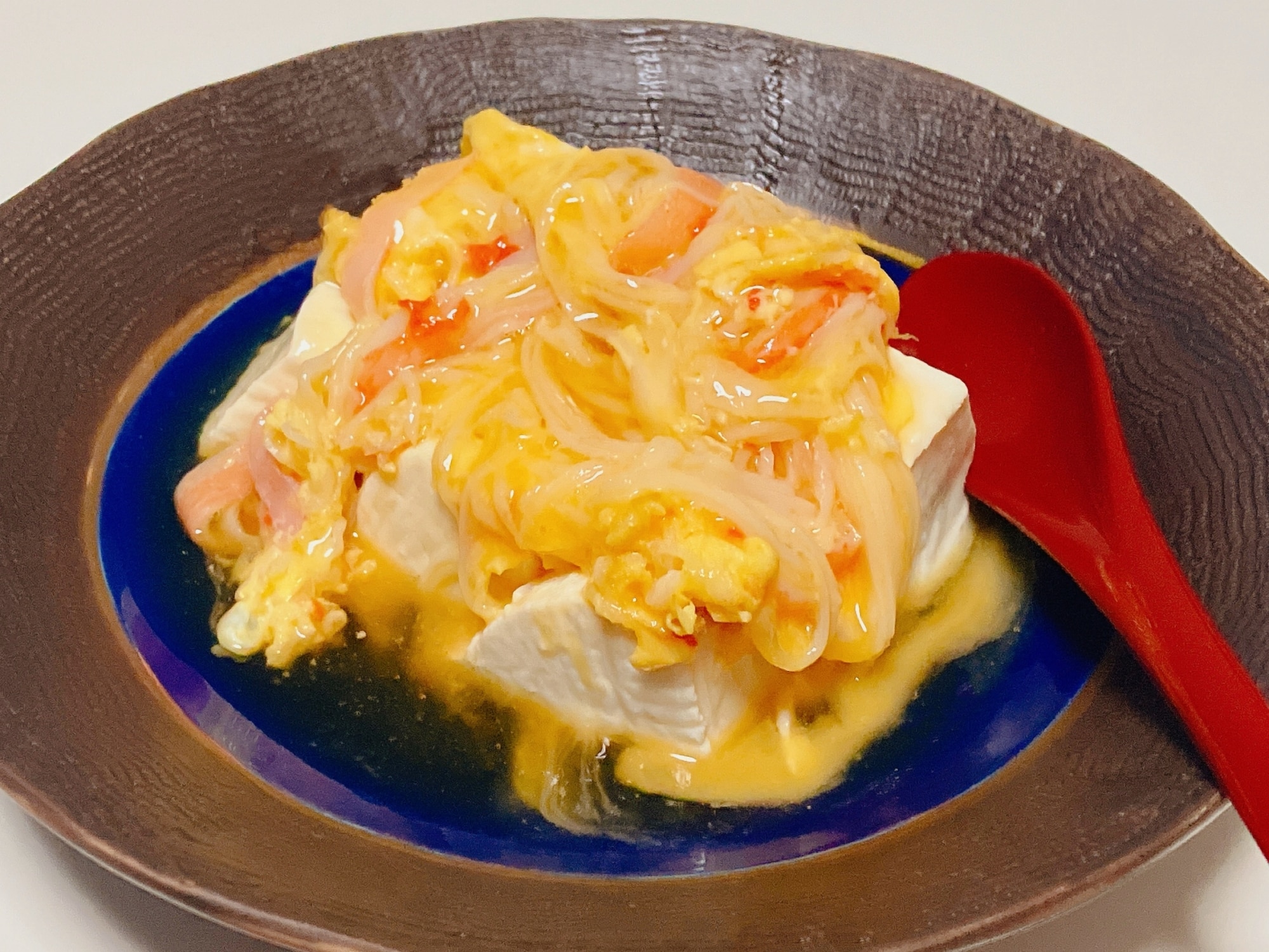 かに玉風 豆腐あんかけ レシピ・作り方 by hana☺︎ - 楽天レシピ