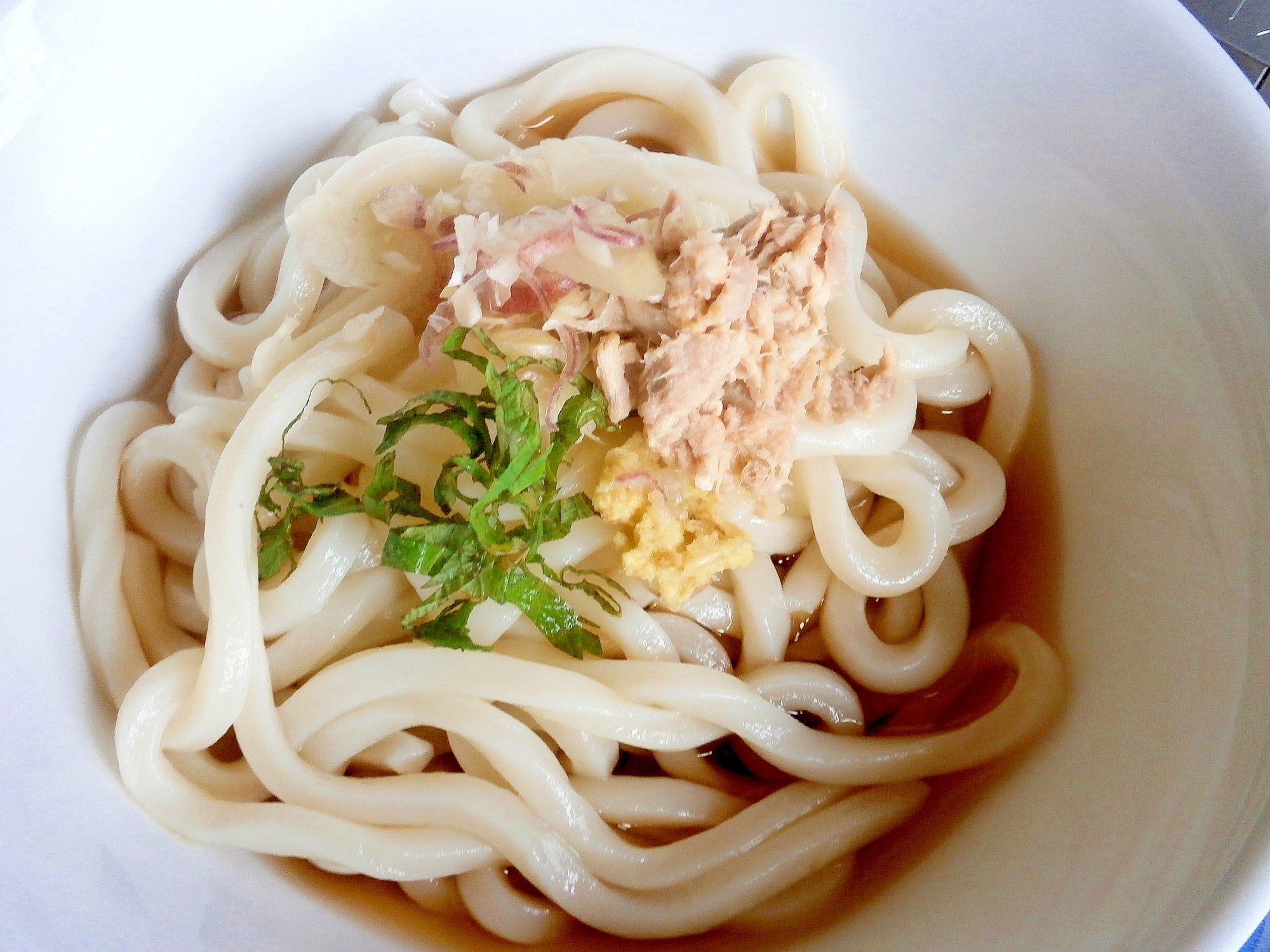 ツナの冷やしうどん