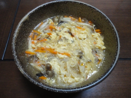 いつも濁った卵スープでしたが、今回はコツのおかげでふんわり卵になりました。おいしかったです。
