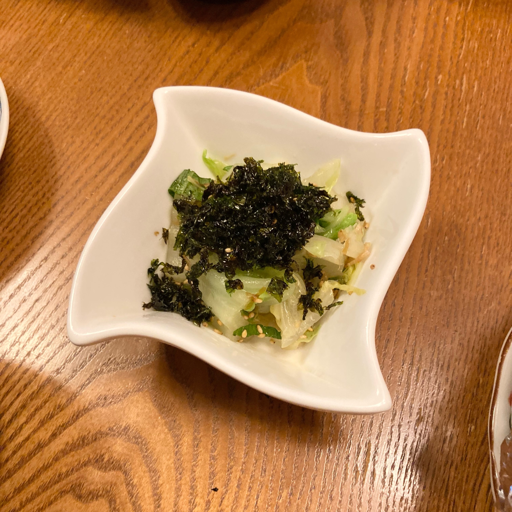 韓国風☆白菜の麺つゆ和え