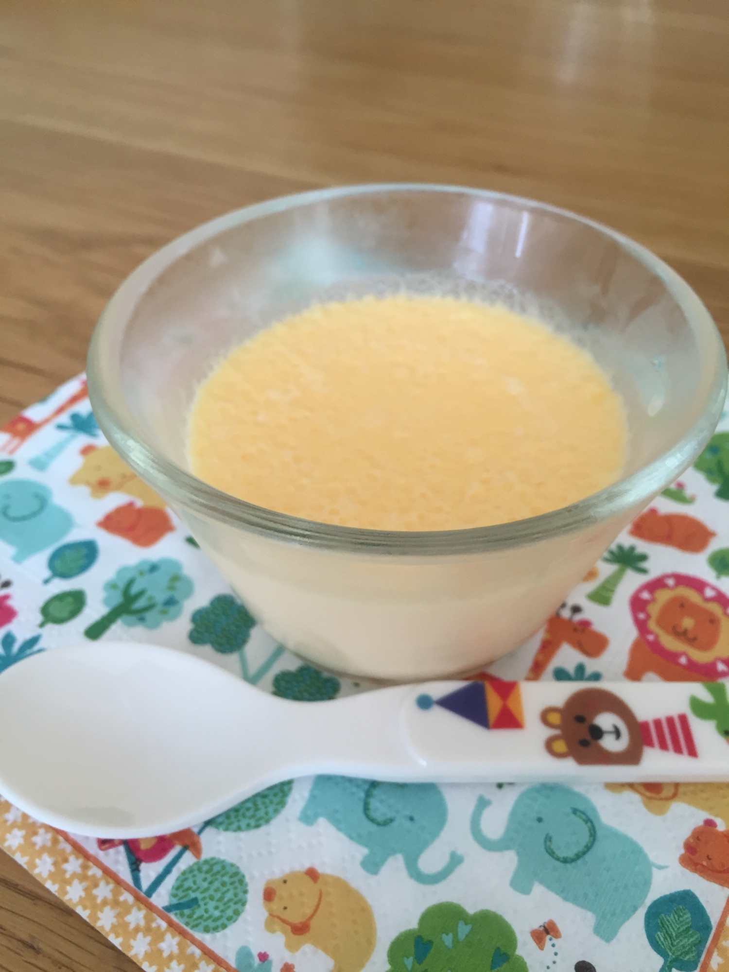 材料3つで20分!幼児用プリン