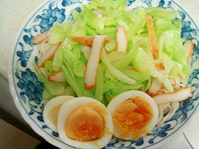 ひら天入りサラダ素麺