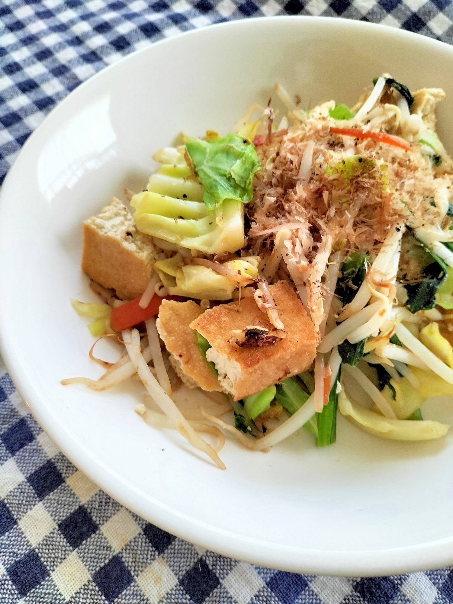 厚揚げの野菜炒め♪