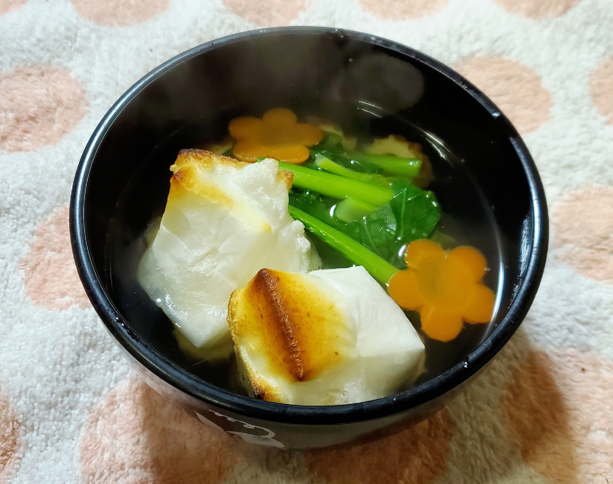 小松菜のお雑煮