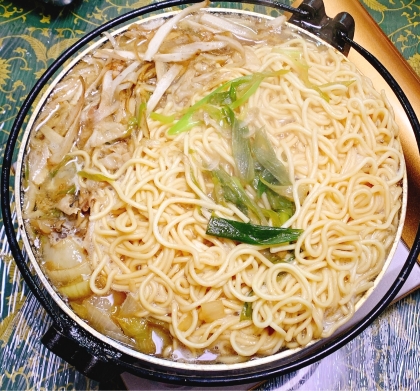 小松菜とごまの小うどん