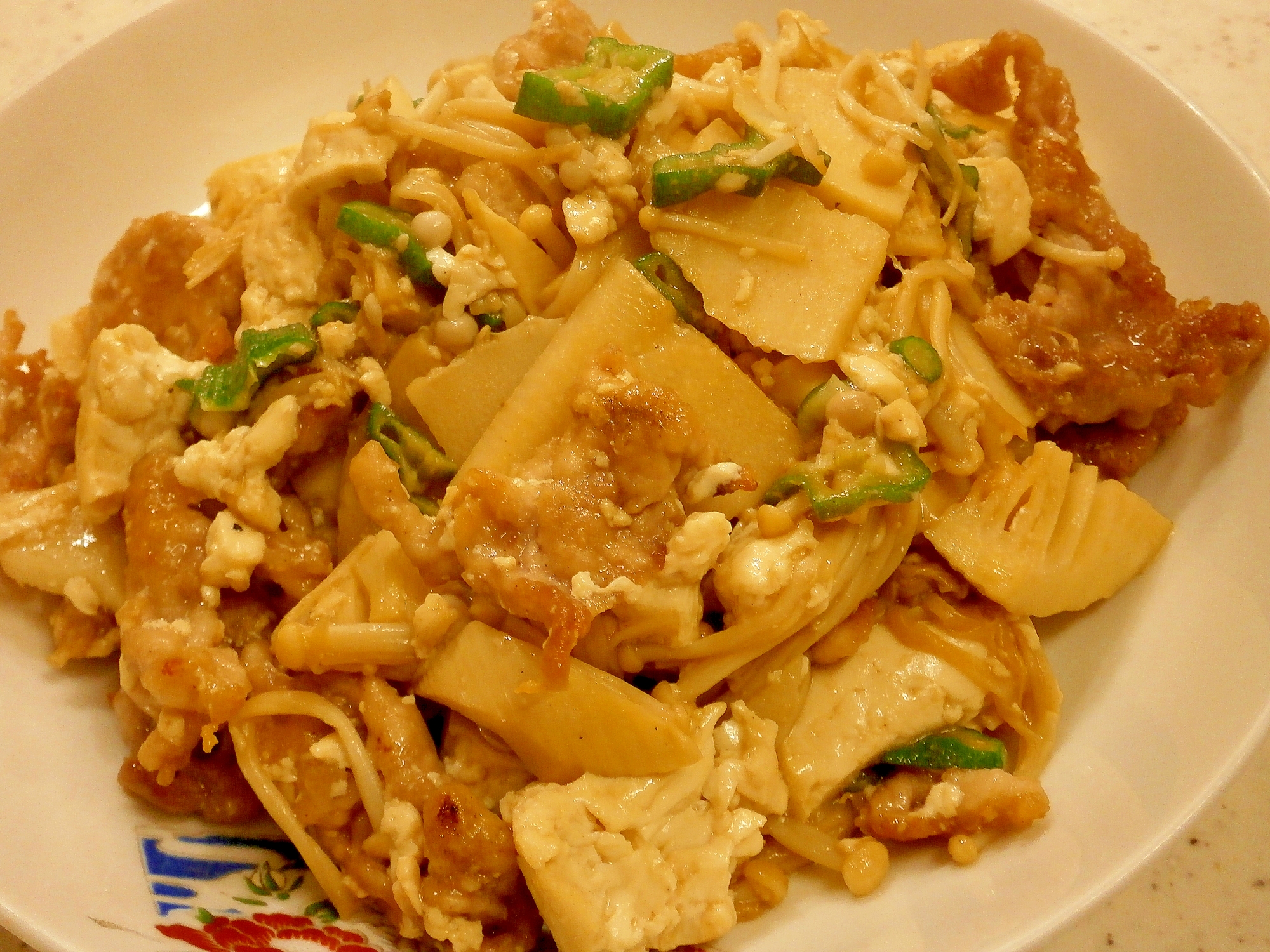 たけのこ 豚肉 豆腐の炒め物 レシピ 作り方 By なな1151 楽天レシピ