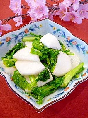 簡単漬け物 かぶのあっさり塩麹漬け レシピ 作り方 By まめもにお 楽天レシピ