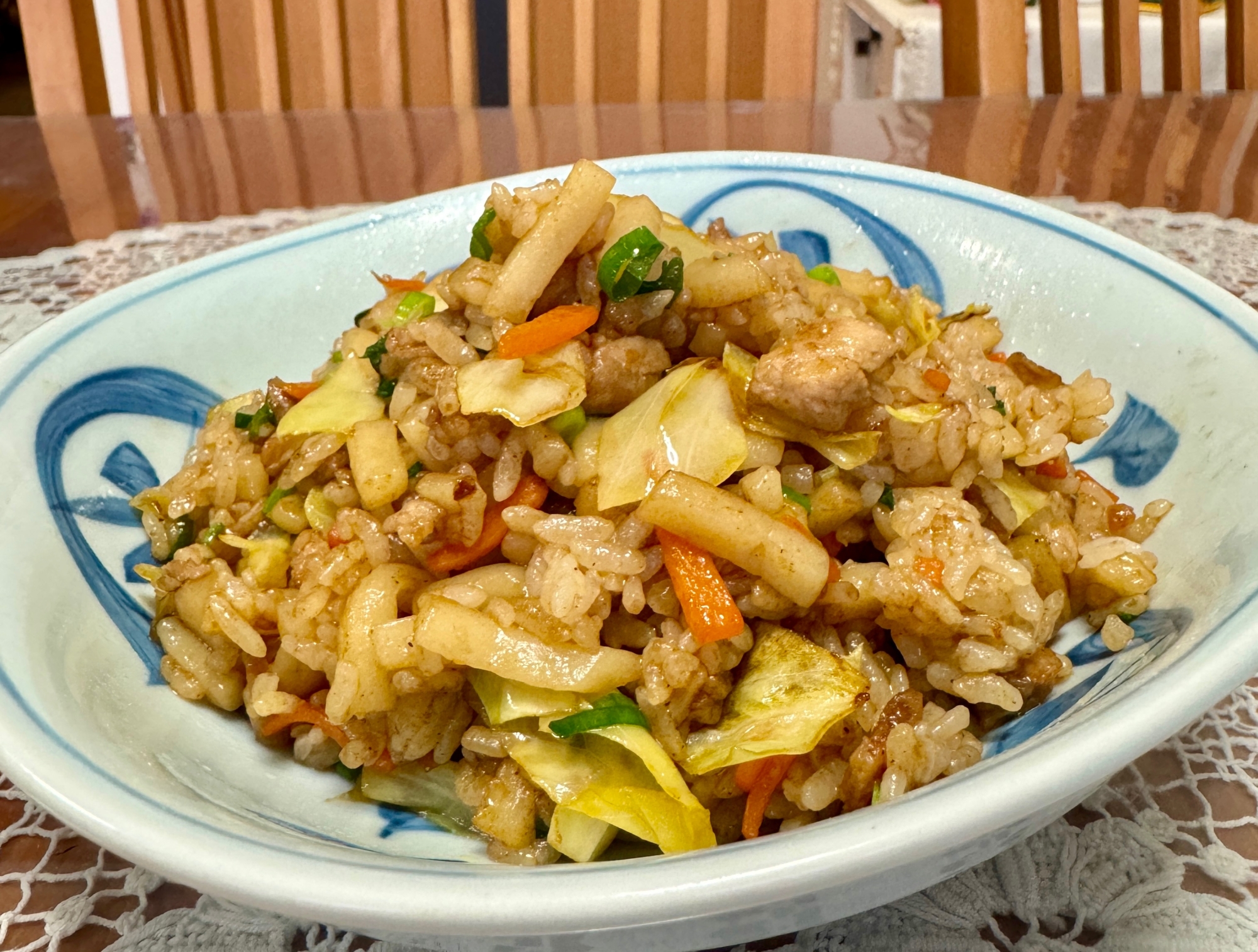 キャンプでも！もっちりボリューミーな焼き☆うどん飯