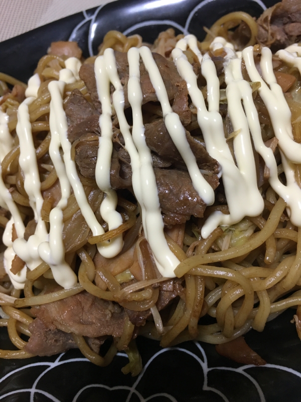 【べたつかない】シンプル焼きそば