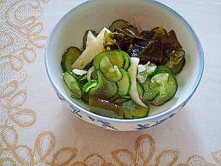 パリパリパリンコ☆きゅうりと大根の酢の物