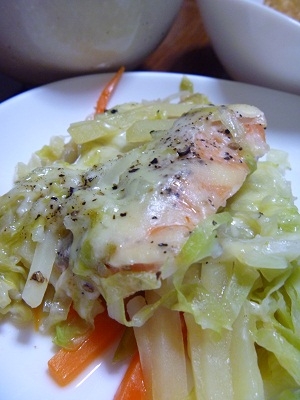 フライパンで蒸し焼き 鮭と野菜のチーズ焼き レシピ 作り方 By Tedukuridaisuki 楽天レシピ