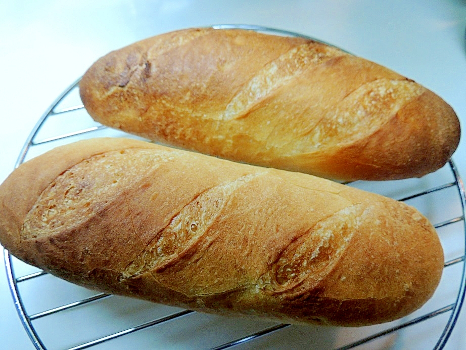 簡単!パリもちっ☆HBでフランスパン(バケット)