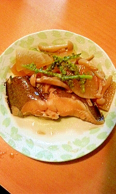 みずカレイと野菜の煮つけ