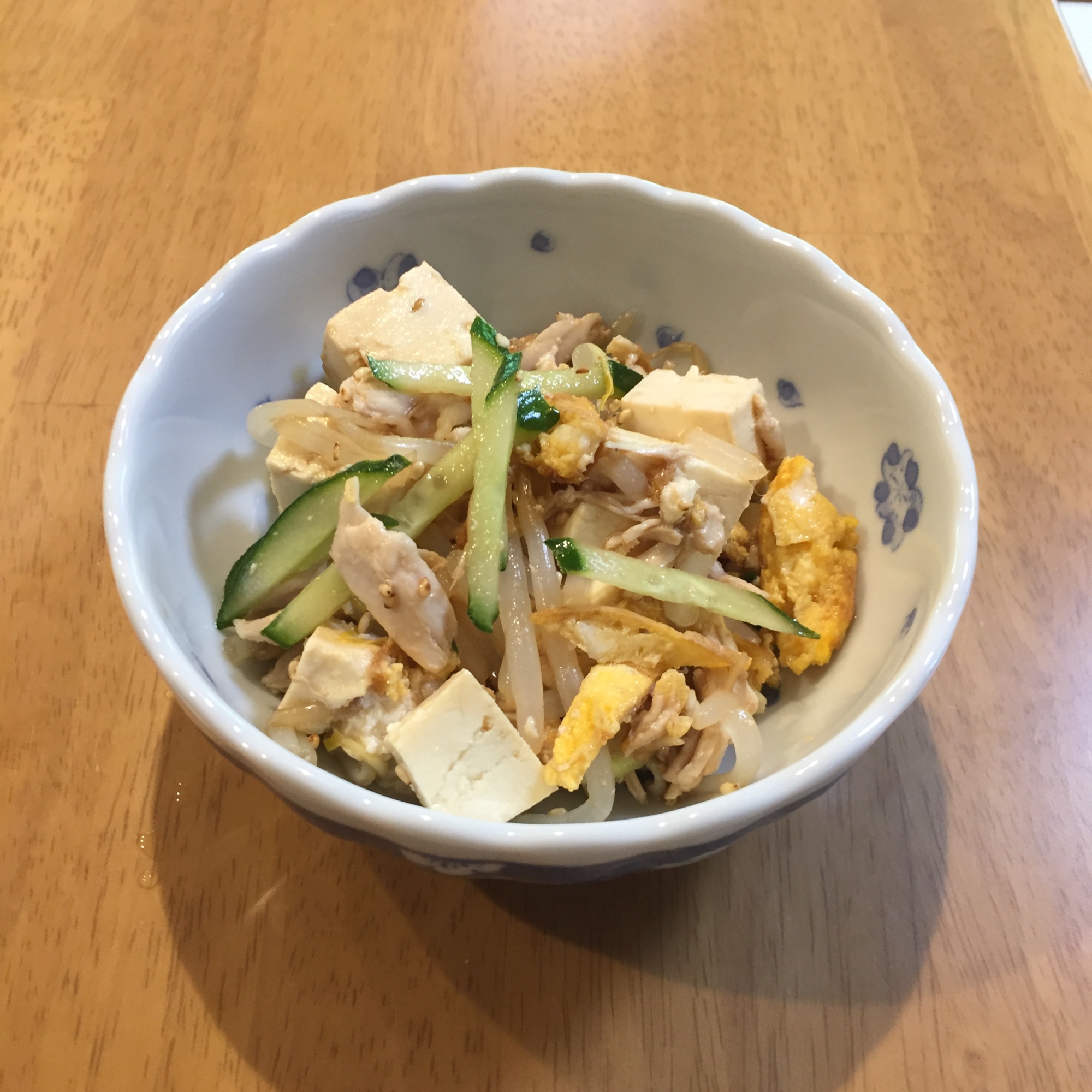 ささみと豆腐のポン酢和え