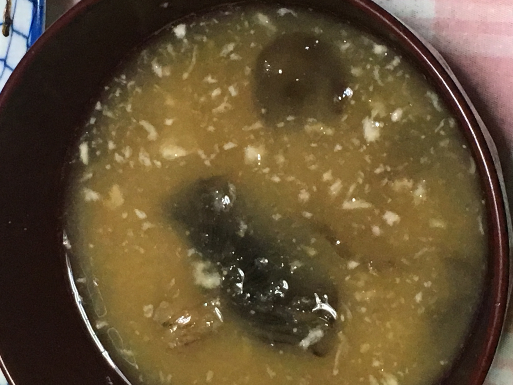 ナラタケの味噌汁