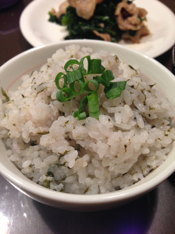 幼児食もとりわけ☆簡単のりとねぎの炊き込みごはん