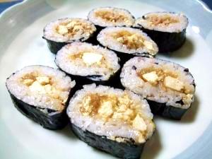 麻婆春雨豆腐の恵方巻き