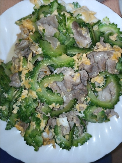 豆腐なし！シンプル簡単♡ゴーヤチャンプル