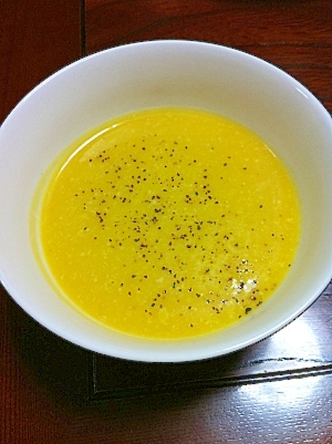 豆乳カボチャスープ