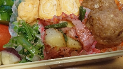 取り分けてお弁当の隙間にも(*^^*)
美味しく頂きました♪
ごちそうさまでした!!