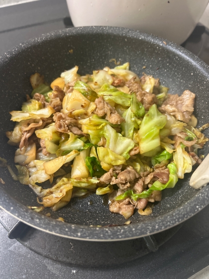 ご飯に合う☆豚肉とキャベツの焼肉のたれ炒め