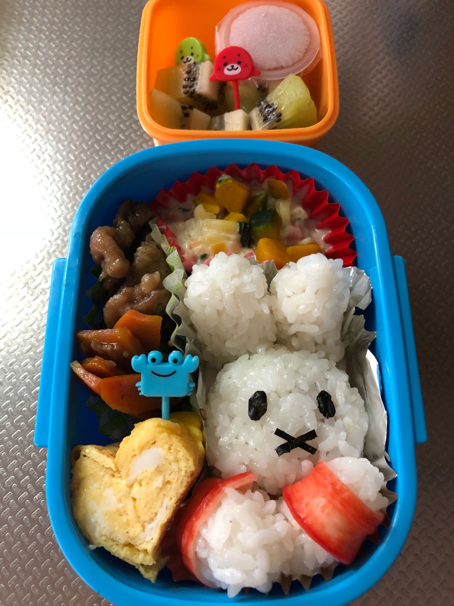 キャラ弁 ミッフィーのご飯 レシピ 作り方 By ぺっころり 楽天レシピ