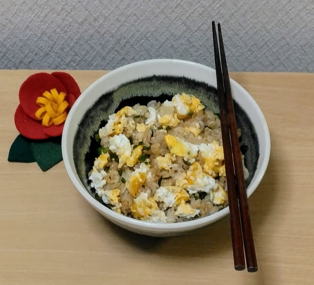 マル ちゃん焼きそば 粉末ソースで卵混ぜご飯♡♡