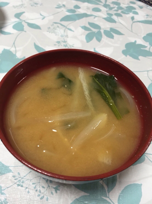 小松菜と大根の味噌汁(*^^*)★