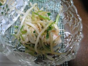 もやしと三つ葉のナムル