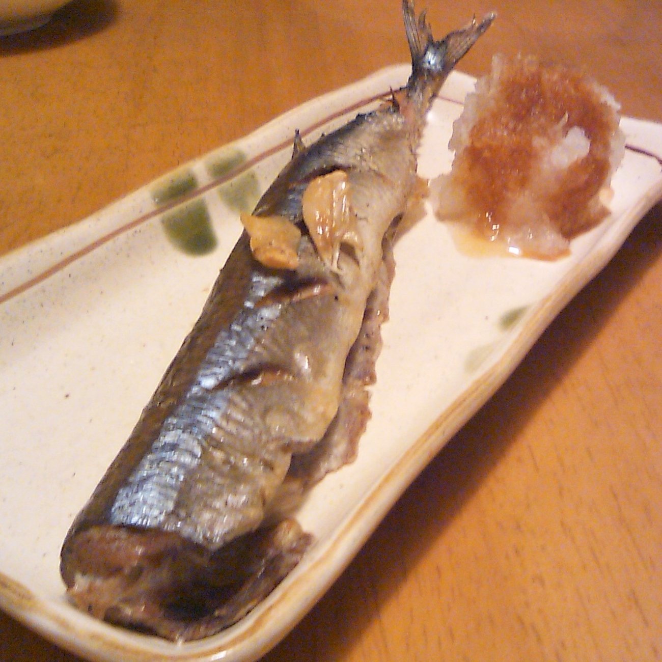 秋刀魚★ガーリックオイル焼き