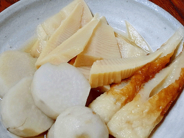 京風煮物☆　「たけのこと里芋のサッと煮」