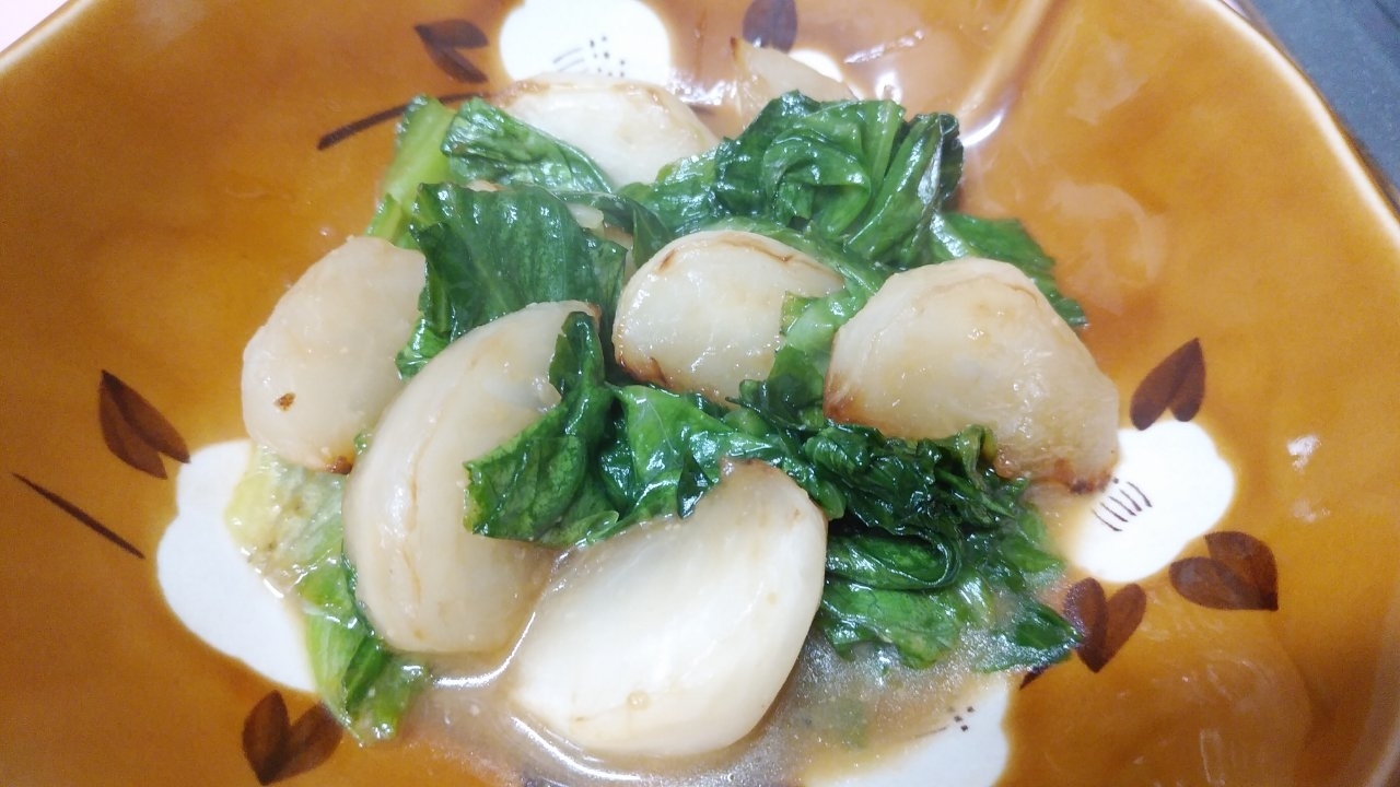 かぶとレタスの味噌炒め(減塩)