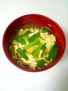 ふんわり☆にら玉汁☆