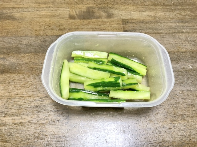 きゅうりレシピ　きゅうりのナムル