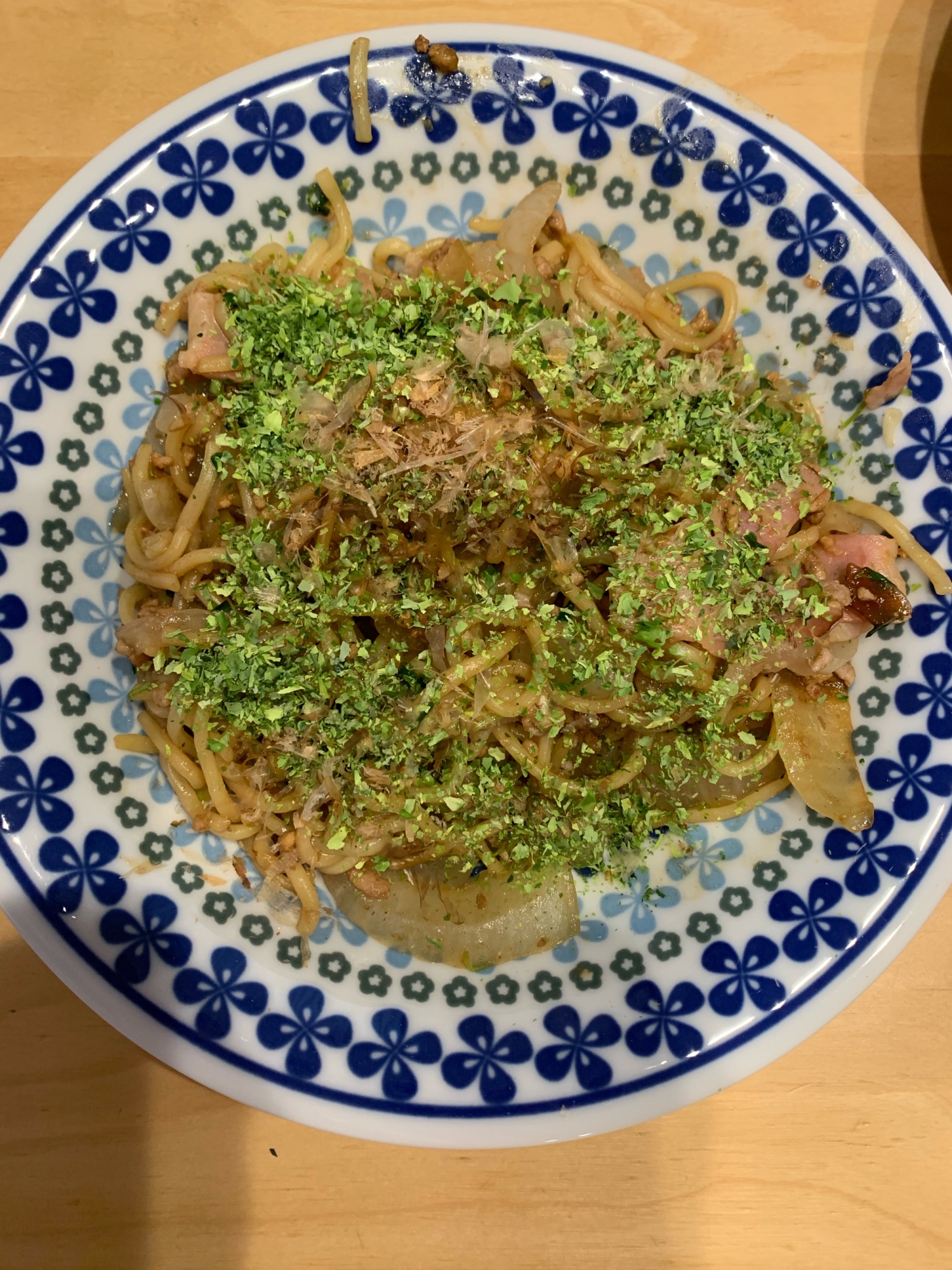 豚肉と玉ねぎの焼きそば