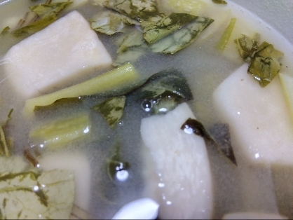 小松菜とエリンギで作らせて頂きましたm(_ _)m