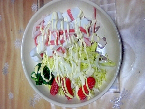 白菜のふわふわサラダ